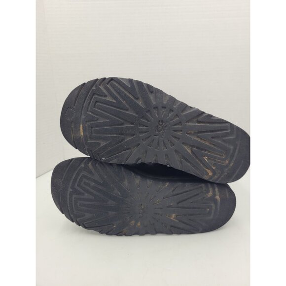 UGG Women's Australia Tall Sheepskin Suede Boots Black Style 5815 Size 5 EU 36 - Picture 15 of 15